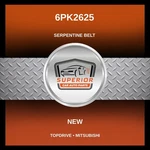 Topdrive 2008-2017 Mitsubishi Lancer Serpentine Belt 6PK2625. Fixed Price $39.00.