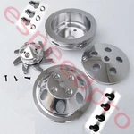 Small Block Chevy Aluminum Pulley Kit V-belt Long Water Pump Lwp Sbc 283 350 400. Fixed Price $149.14.