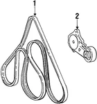 Genuine Ford Belt F4SZ-8620-D. Fixed Price $15.57.