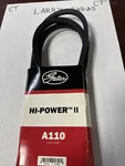 Accessory Drive Belt-classical Section Wrapped V-belt Upper Gates A110. Fixed Price $19.80.
