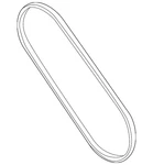Genuine Mitsubishi Water Pump Belt 1340A130. Fixed Price $25.86.