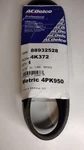 Acdelco Professional 4K372 Standard V-ribbed Belt Metric 4PK950. Fixed Price $9.90.