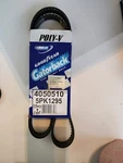 Serpentine Poly-v The Quiet Belt Goodyear Gatorback 4050510. Fixed Price $14.99.