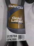 Dayco Gold Label 5120788 Belt, New. Fixed Price $65.00.