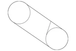 Genuine Toyota Accessory Drive Belt 99363-90760-83. Fixed Price $9.53.