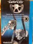 Dayco WP195K1A Engine Timing Belt Kit W/ Water Pump For 1991-99 Mitsubishi 3.0L. Fixed Price $199.00.