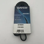 Dayco Poly Rib Serpentine Belt; 64.37 Long, Count 5070644. Fixed Price $30.54.