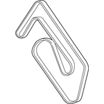 New Genuine Mercedes-benz V-belt 0139977192 / 013-997-71-92 Oem. Fixed Price $55.44.