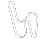 Genuine Gm V-ribbed Serpentine Belt 12639280. Fixed Price $44.50.