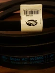 Gates 8V2650 Super Hc Narrow Section Wrapped V-belt. Fixed Price $129.95.