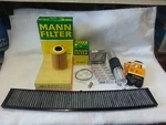 Bmw M3 E46 Tune-up Kit Ngk Spark Plugs Mann Oil+fuel Filters Drain #1. Fixed Price $227.90.