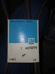 Genuine Gm V Belt 678779. Fixed Price $19.95.