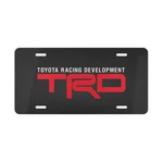 Trd Toyota Racing Development License Plate Tag (carbon Fiber Simulation). Fixed Price $22.95.