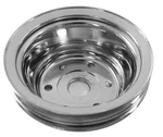 Racing Power Company R9607 Chrome Lwp Double Groove Crank Pulley. Fixed Price $98.51.