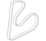 Genuine Honda Serpentine Belt 31110-5X6-J01. Fixed Price $89.18.