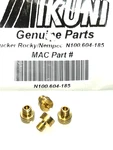 (1) One Genuine Mikuni Carburetor N100 604 #185 Main Jet 42-1739 .. Fast Ship. Fixed Price $10.95.