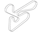 Genuine Mitsubishi Serpentine Belt 4451A123. Fixed Price $158.29.