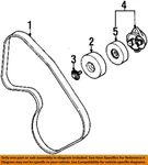 Gm Oem 98-02 SC1,SC2,SL,SL1,SW1 Cooling Belts Pulleys-serpentine 21008367. Fixed Price $37.70.