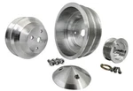 March Performance Small Block Fits Chevy High Flow Serpentine Pulley Kit - Lwp. Fixed Price $294.37.