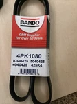 Accessory Drive Belt Bando 4PK1080. Fixed Price $13.00.