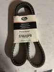 Gates Powerband 2/9640PB Green Stripe Cogged Notched V-belt 28MM X 1658MM. Fixed Price $34.99.