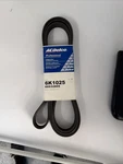 Acdelco 6K1025 Serpentine/ Accessory Belt 88932809 New. Fixed Price $25.00.