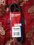 Duralast Serpentine Belt 6PK2615 1030K6. Fixed Price $19.99.