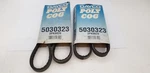 Dayco 5030323 Serpentine Belt, Poly Cog Rib, 32.3" X .40" (lot Of 2) Nib. Fixed Price $14.95.