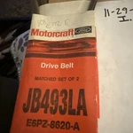 New Oem Motorcraft JB493LA, E6PZ-8620-A Belt Nos. Fixed Price $13.66.