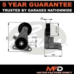 Gates Drive Belt Tensioner Pulley 9179314. Fixed Price $153.82.