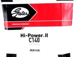 New Gates C140 Hi-power Ii 7/8"X144" V-belt, 9004-2140, 22MM 3657MM, 90042140. Fixed Price $55.00.