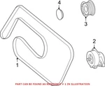 Genuine Oem Serpentine Belt For Mercedes 0149977192. Fixed Price $59.47.