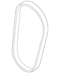 Genuine Ford Accessory Drive Belt CP9Z-8620-BA. Fixed Price $30.38.