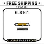 6L8161 V-belt Set 6L3408 8L8983 For Caterpillar (cat). Fixed Price $19.99.