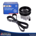 Power Steering Pump W/pulley Serpentine Belt For 09-14 Nissan Maxima Murano 3.5L. Fixed Price $81.60.