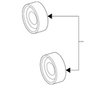 Genuine Mercedes-benz Guide Pulley 137-202-01-19. Fixed Price $59.97.
