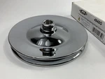 Mr. Gasket 4948G Chrome Power Steering Pump Pulley 1967-1984 Chevy V8. Fixed Price $49.95.