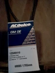 Acdelco Oe/gm Genuine Parts 12588410 - Serpentine Belt. Fixed Price $20.00.