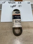 Gates 6742 Powerated V-belt 1420 Truflex Size Interchange. Fixed Price $16.20.