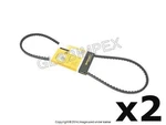 MERCEDESR107 W126 Power Steering Belt Contitech Oem New (2) + Warranty. Fixed Price $34.05.