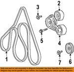 Ford Oem 07-14 Expedition Cooling Belts Pulleys-idler 6L3Z6C348A. Fixed Price $36.04.