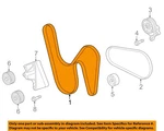 Chevrolet Gm Oem 13-15 Camaro-serpentine Drive Fan Belt 12642400. Fixed Price $34.27.