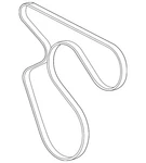 Genuine Gm Serpentine Belt 12732503. Fixed Price $30.35.