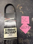 Serpentine Belt-automotive V-ribbed (standard) Roadmax 3K250AP. Fixed Price $15.52.