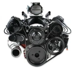 Holley Accessory Drive Component Set Premium Black Mid-mount LS7. Fixed Price $4282.20.