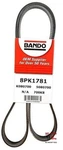 Bando Usa Oem Quality Serpentine Belt 8PK1781. Fixed Price $23.61.