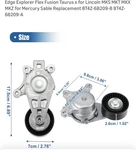 2013 Ford Edge Sel Belt Tensioner BT4E-6B209-CC. Fixed Price $25.00.