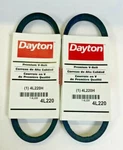 Dayton Premium V-belt 4L220H **lot Of 2**. Fixed Price $15.00.