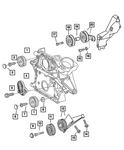 Genuine Mopar Belt Tensioner 5117512AA. Fixed Price $122.65.