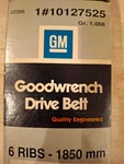 Genuine Gm Serpentine Belt 10127525, New Old Stock. Fixed Price $14.99.
